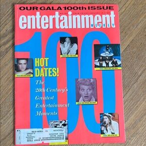 January 10, 1992 Entertainment Weekly 100th Issue Magazine Beatles Elvis GUC